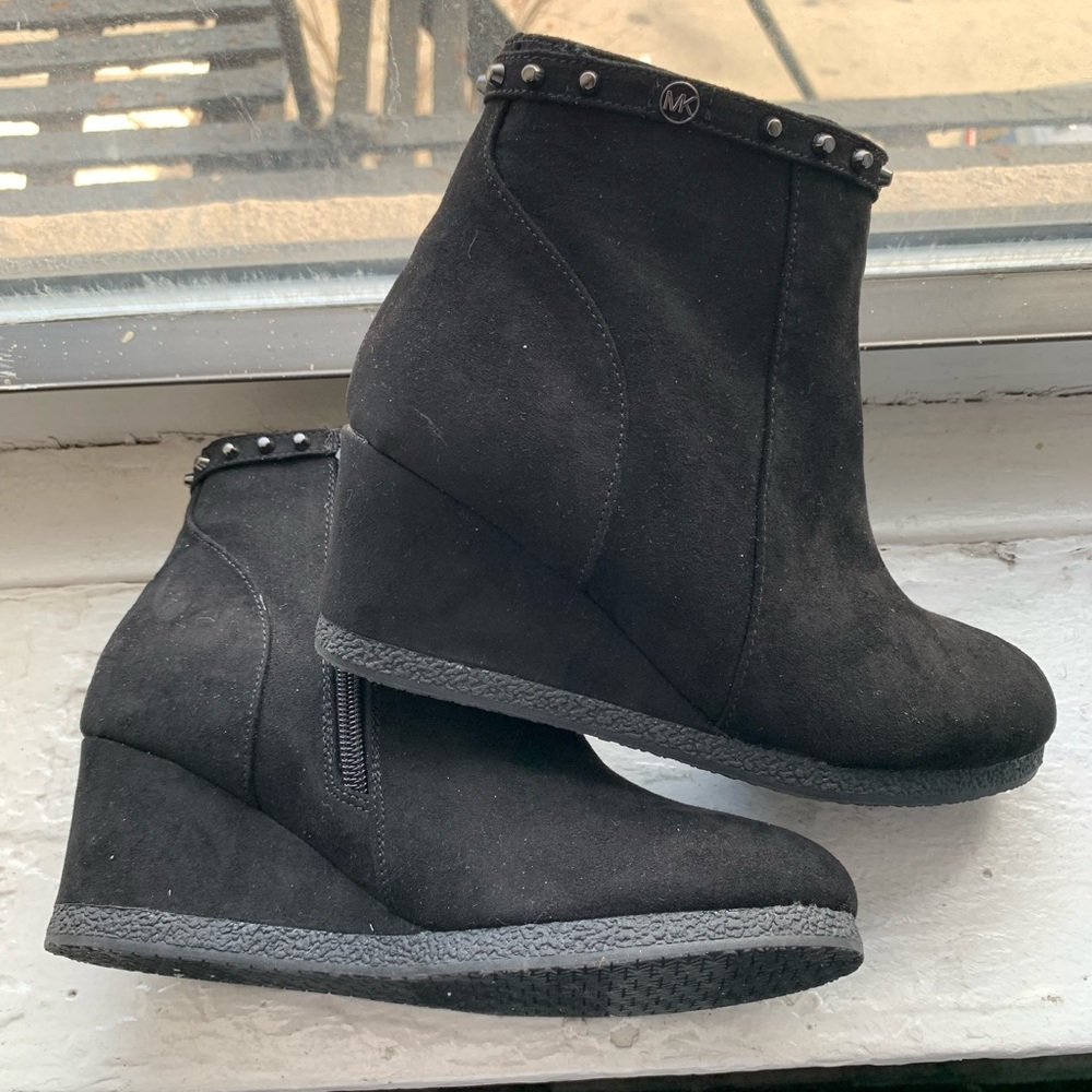 Michael Kors Wedge suede boots size 4